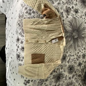 American Eagle cropped knit sweater